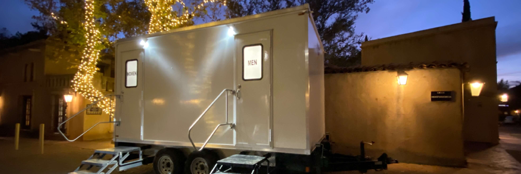 Temporary Portable Restroom Trailer Rental in Elk Grove