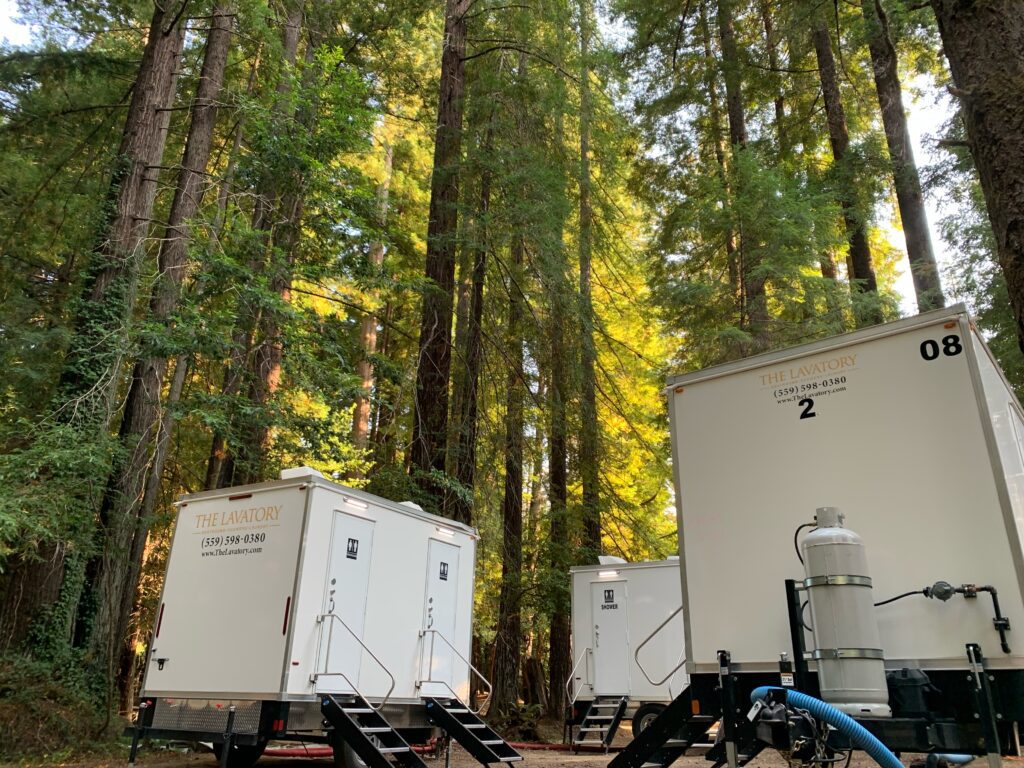 Luxury Portable Shower Trailer Rental - Forrest View - The Lavatory Nor Cal