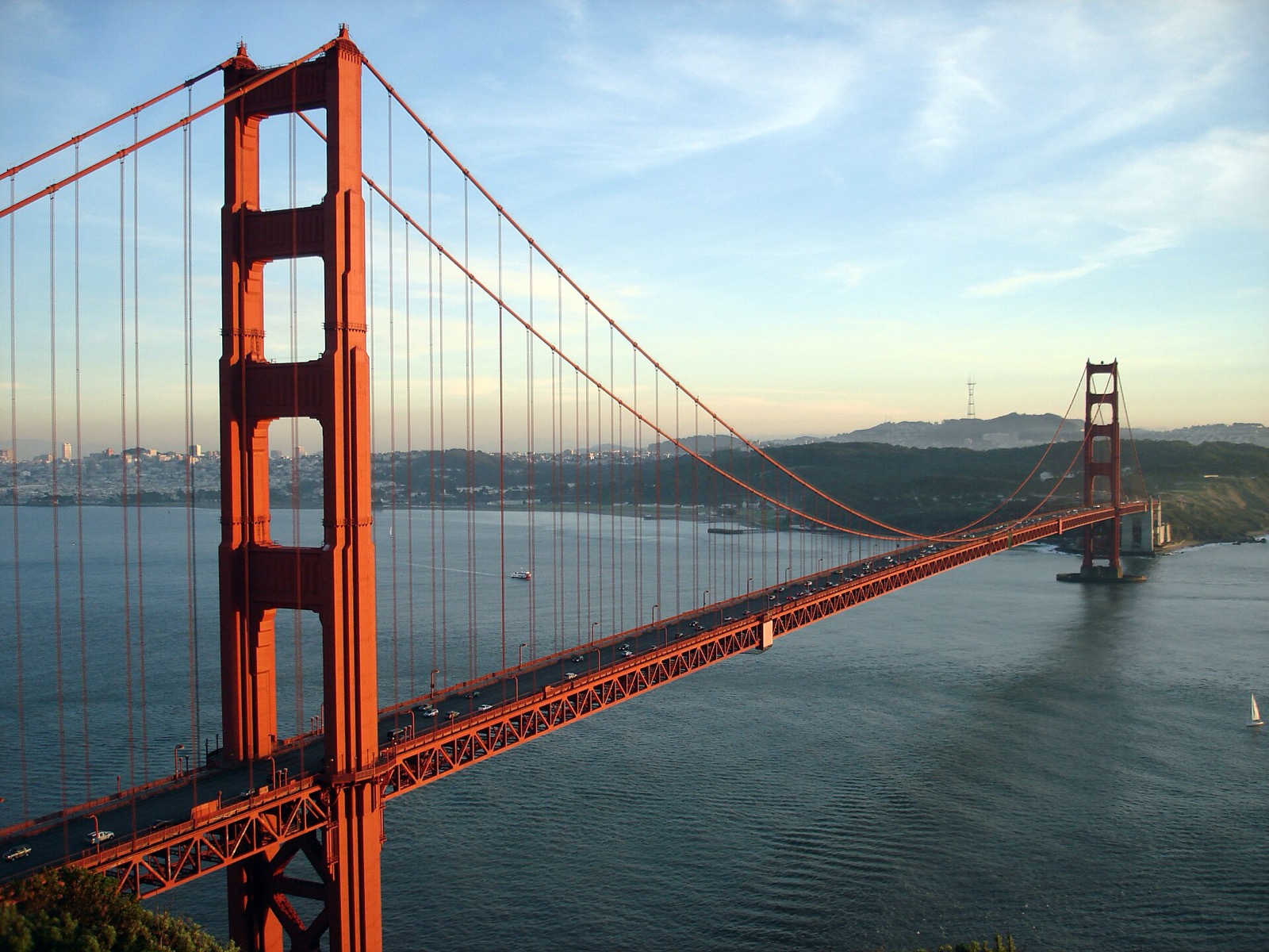 Golden Gate Bridge over the bay at sunset, part of the Bay Area served by The Lavatory NorCal