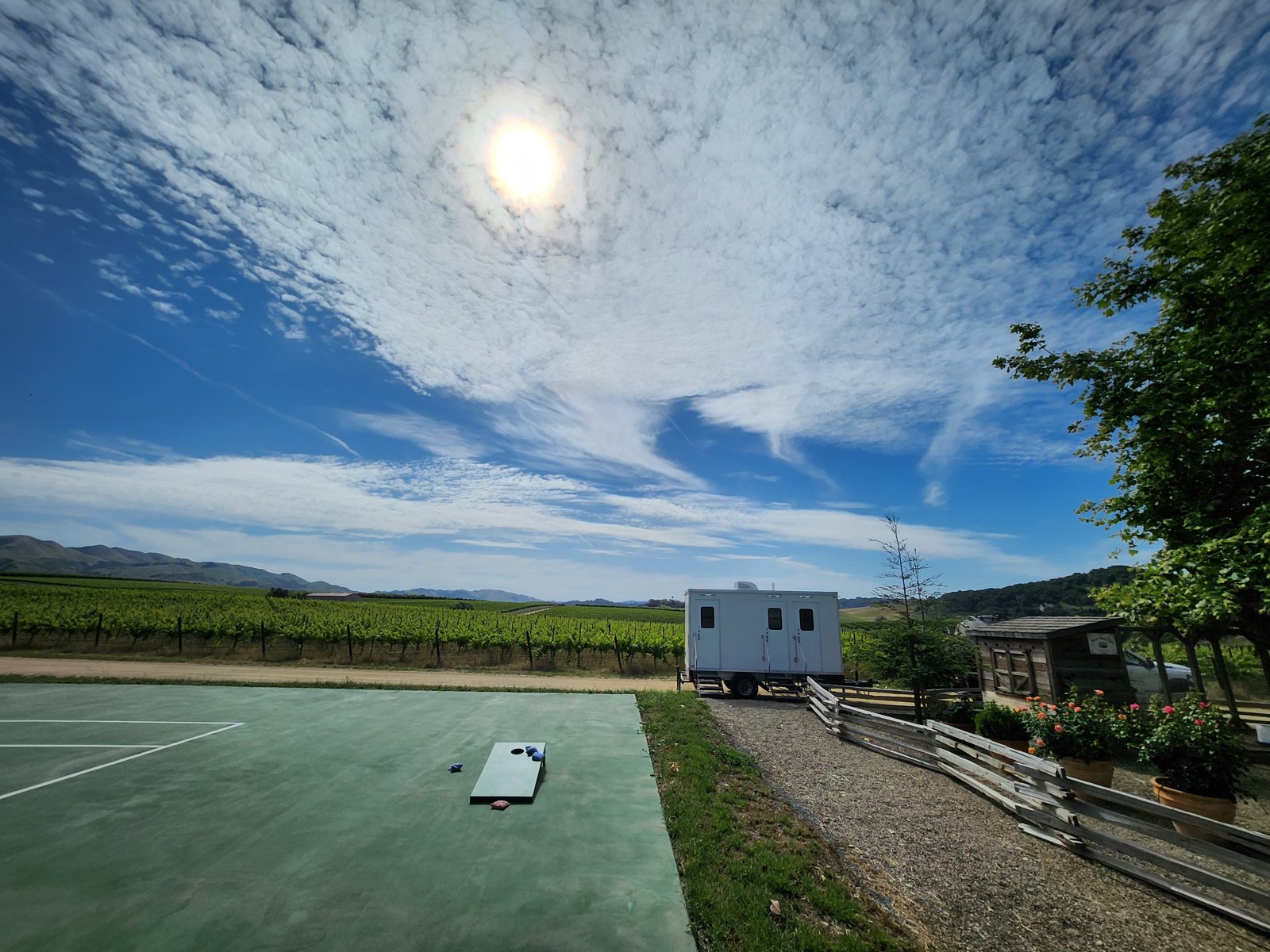 3-Station Restroom Trailer available for weddings and Receptions around Antioch