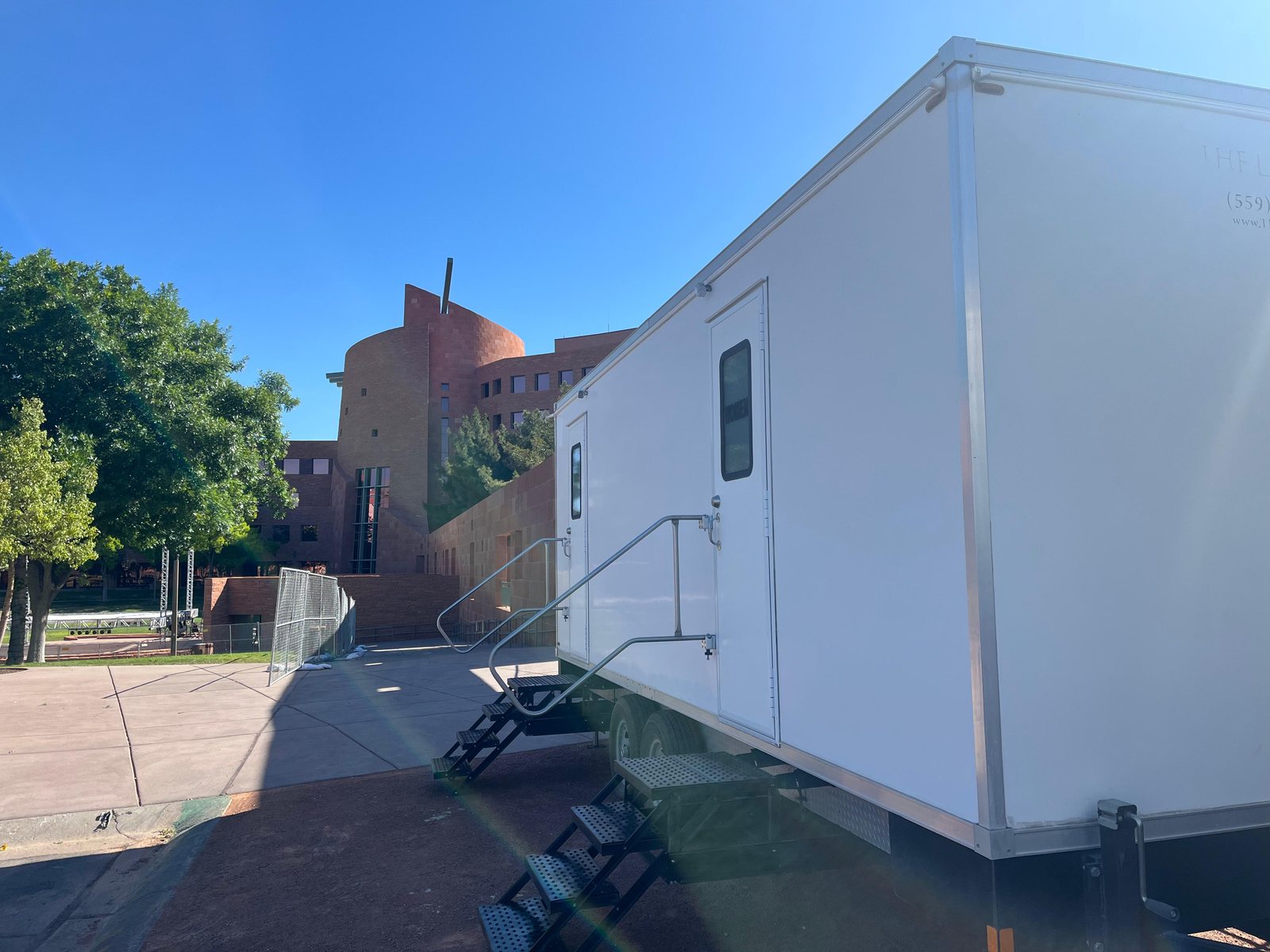 Restroom trailer on a festivals and fairs booking, greater Sacramento County